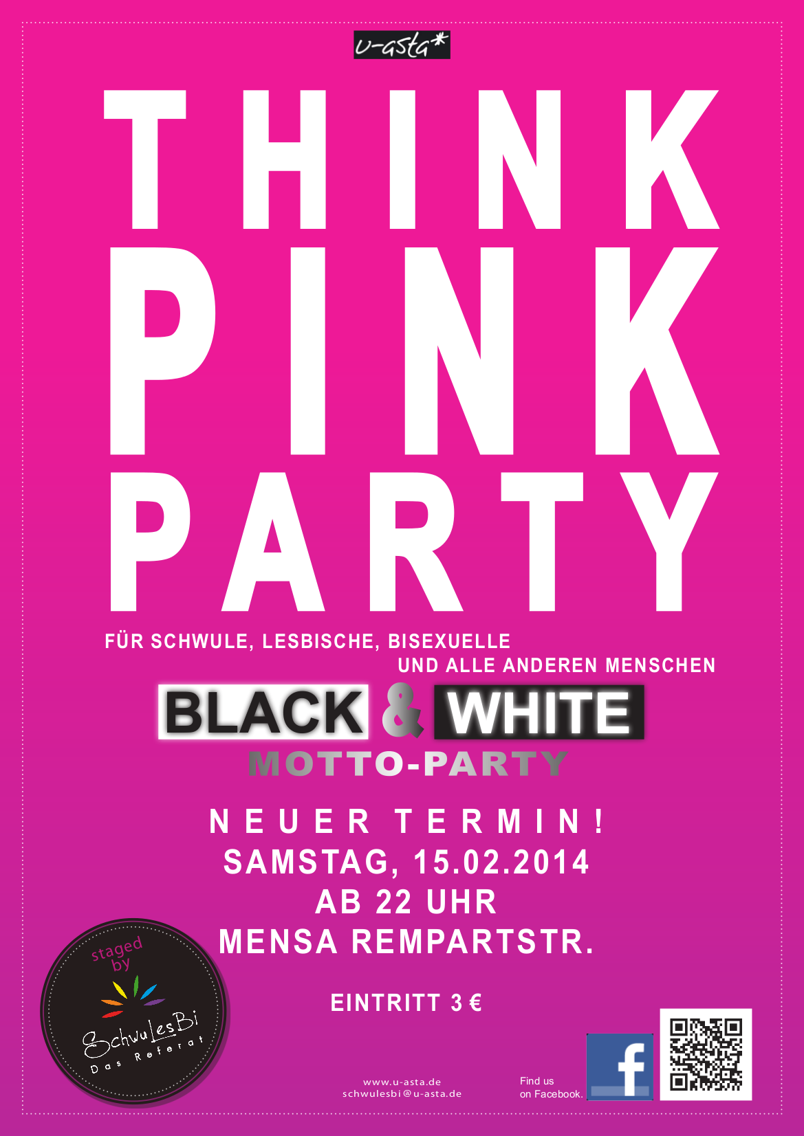 plakat pink party ii wise 2013
